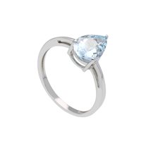 Anillo Babila Milano Mujer Colore in Oro blanco Acquamarina 1.66 Ct 190826 - 190826